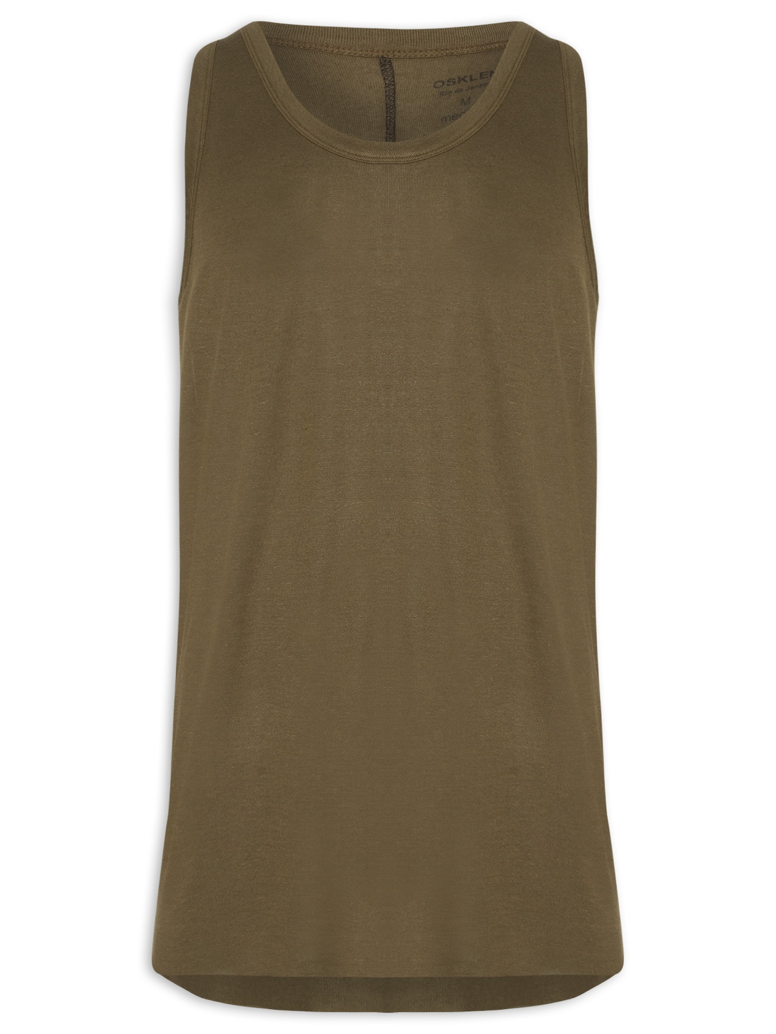 Regata Masculina Visual Linen Cut – Marrom Osklen