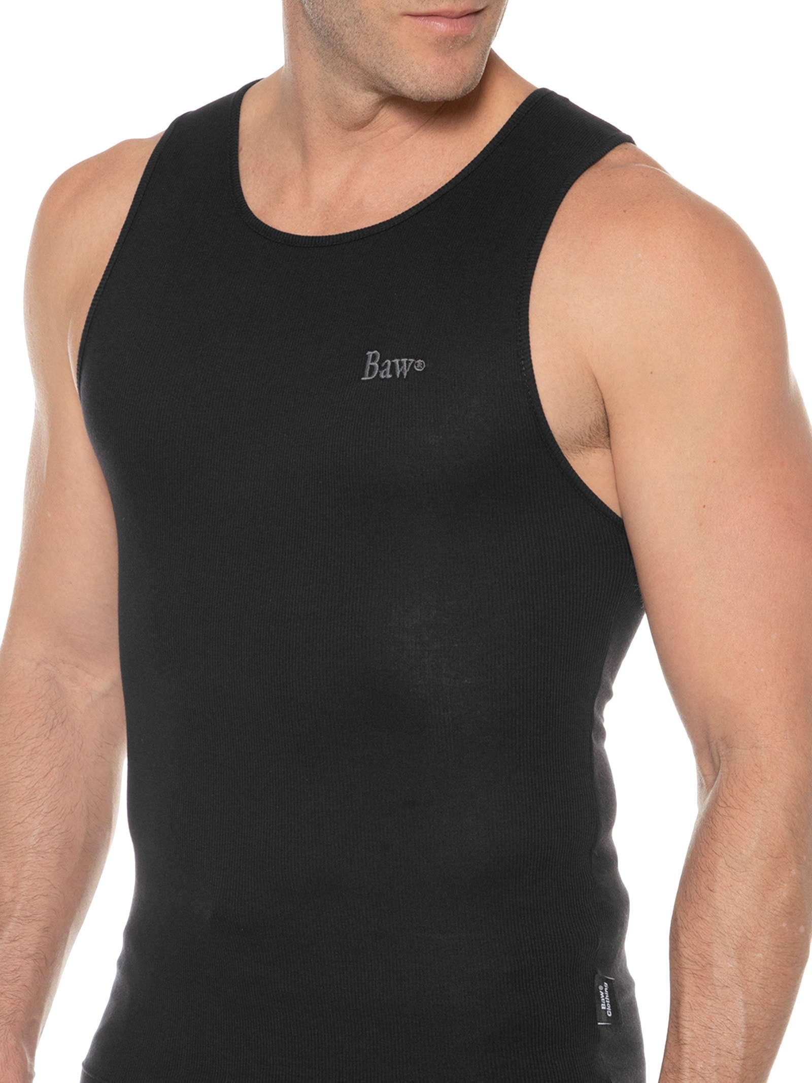 Regata Unissex Underwear Bawttanic Preto Baw Clothing