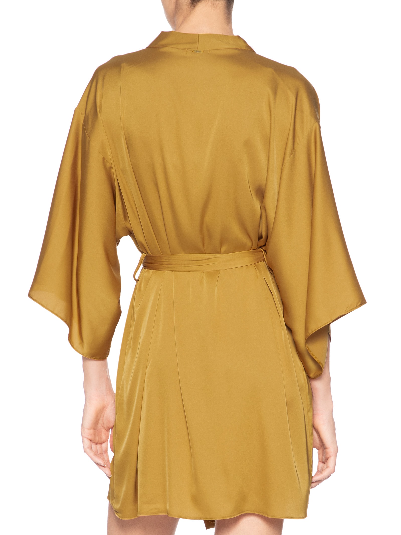 Robe Em Cetim Grace Dourado Hope