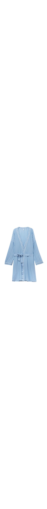 Robe Em Modal Oxford Stripes - Azul