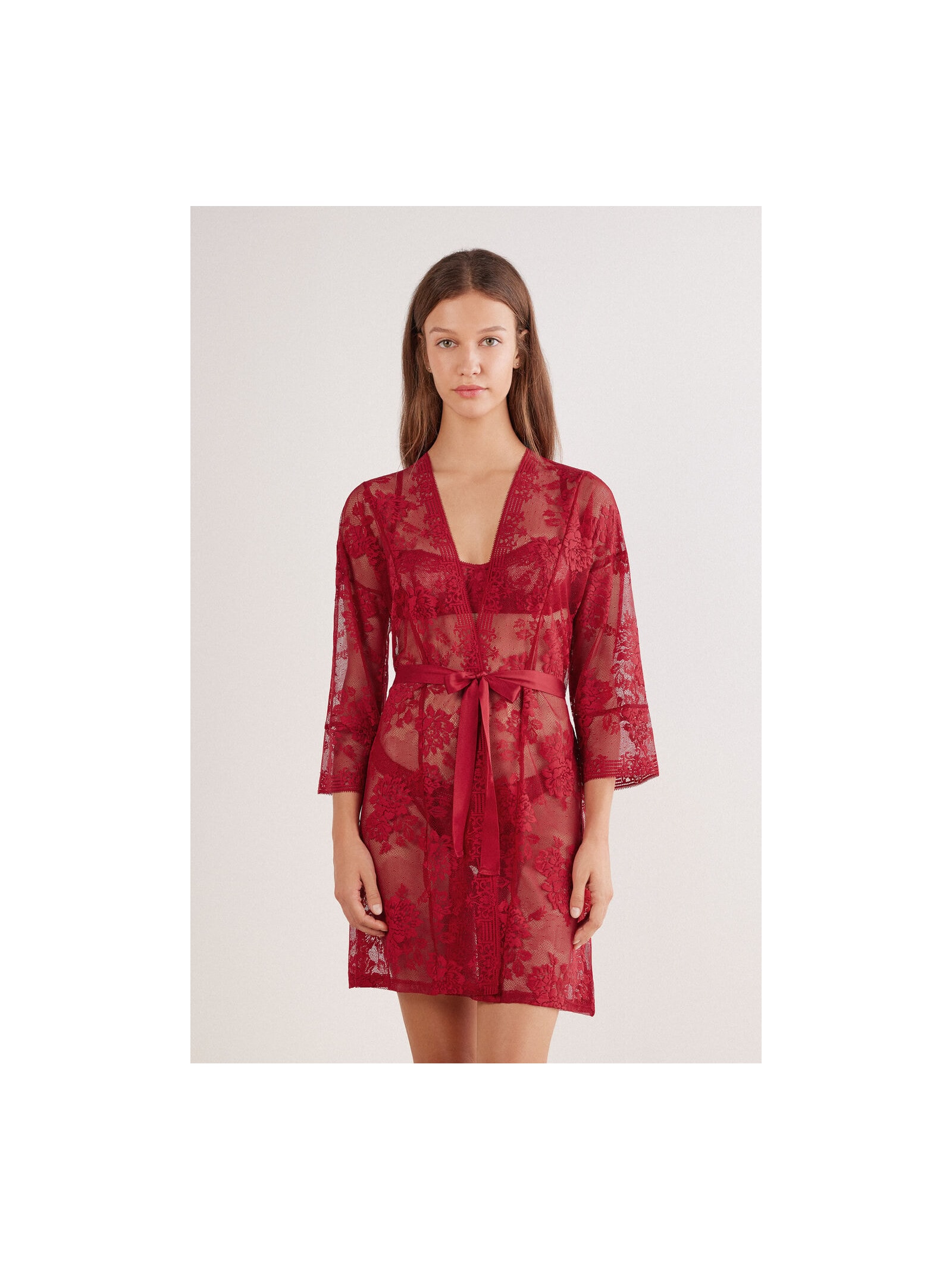 Robe Em Renda La Femme Fatale Vermelho Intimissimi