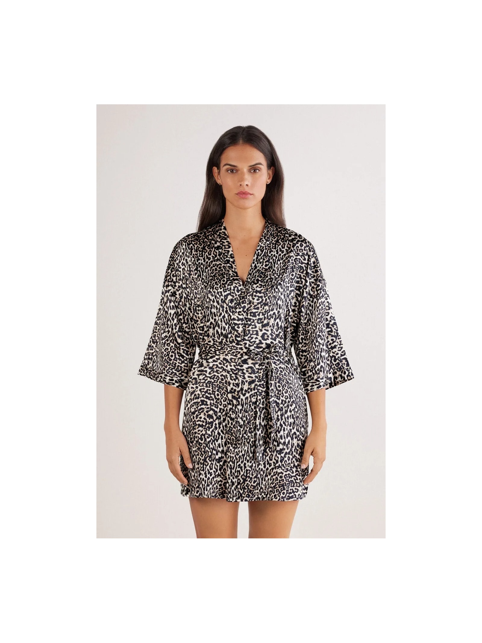 Robe Em Seda a Moment Of Glamour Marrom Intimissimi