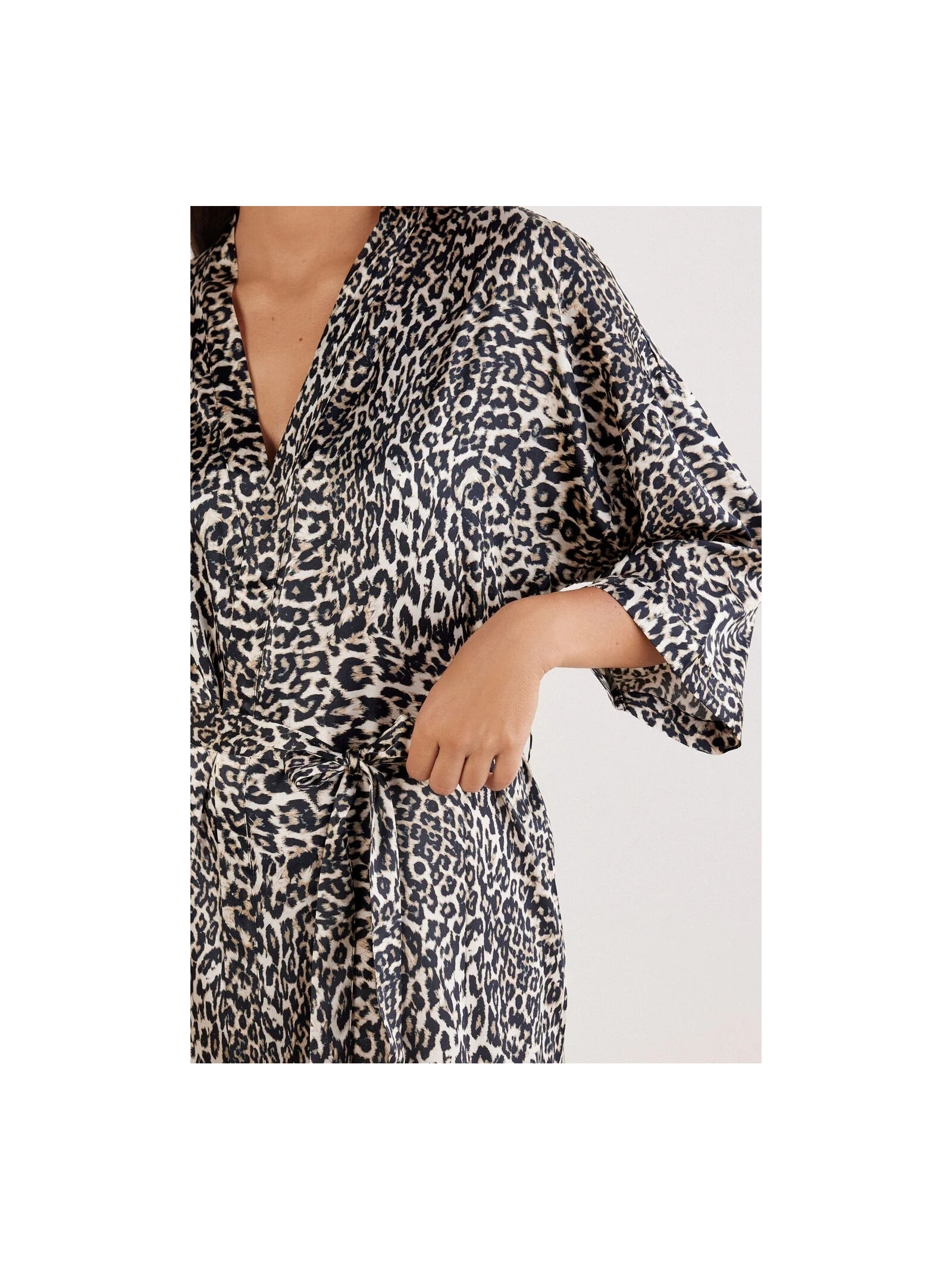 Robe Em Seda a Moment Of Glamour Marrom Intimissimi