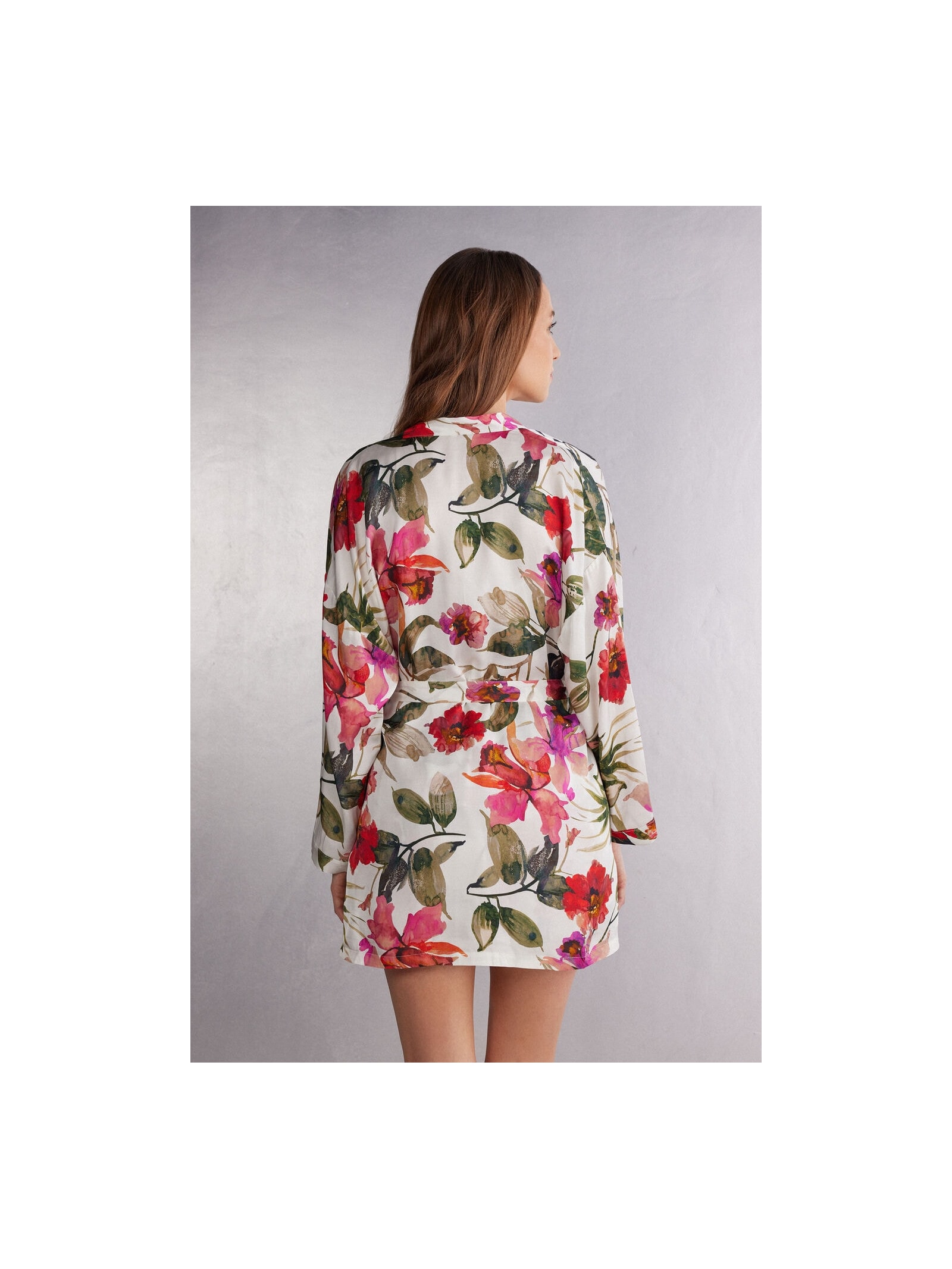 Robe Em Viscose Imaginary Journey Branco Intimissimi