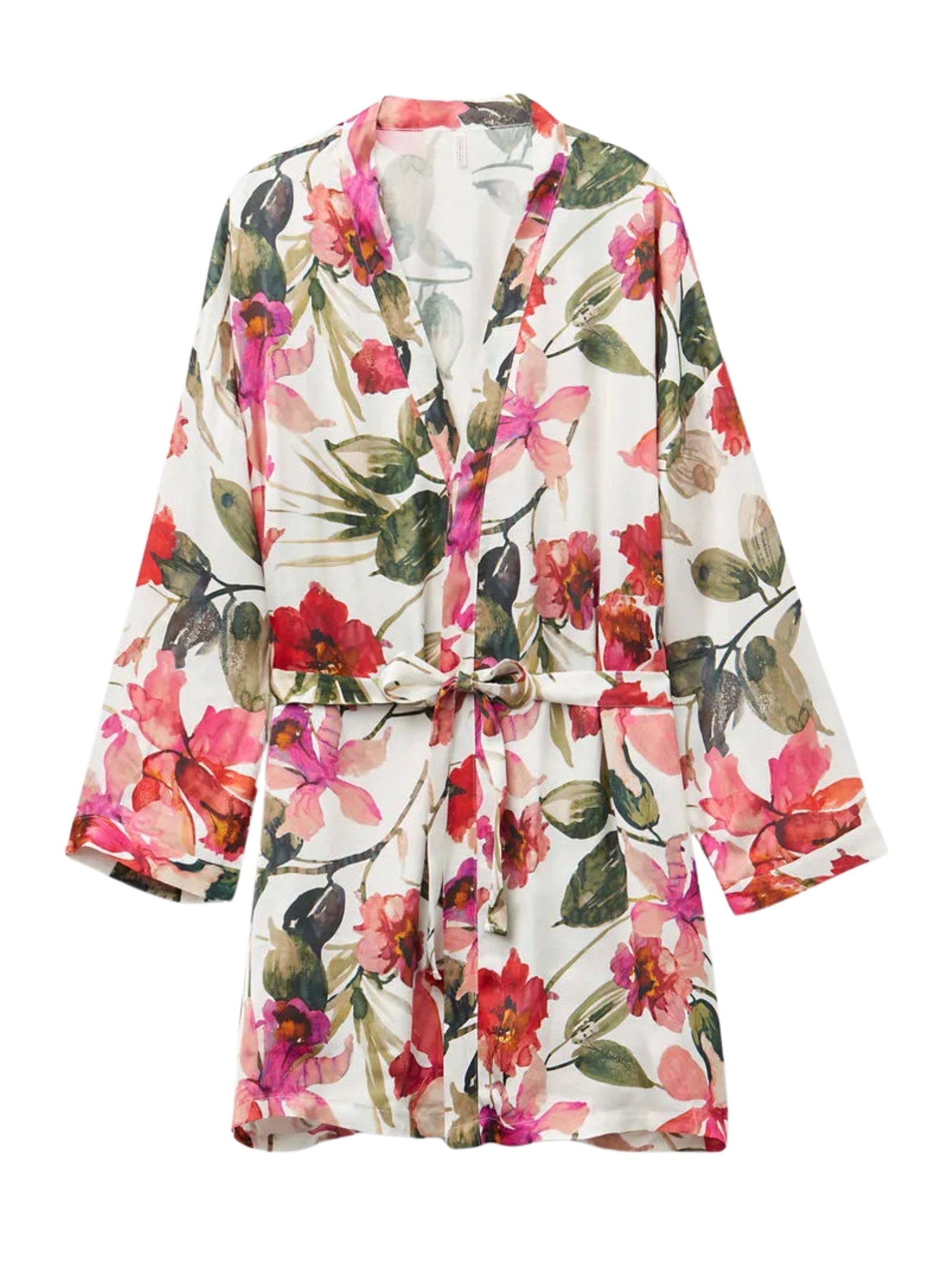 Robe Em Viscose Imaginary Journey Branco Intimissimi