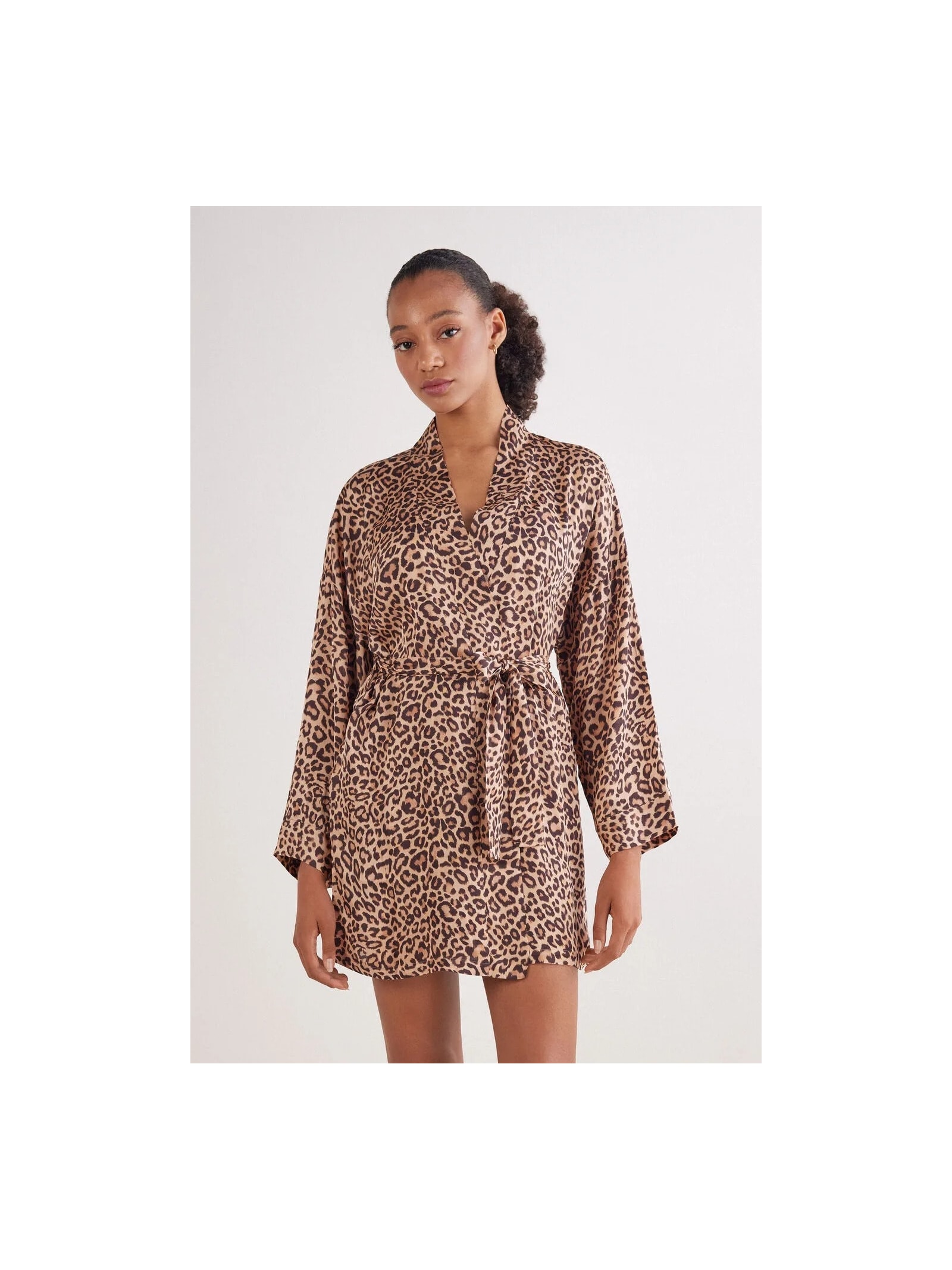 Robe Em Viscose Pretty Savage Marrom Intimissimi