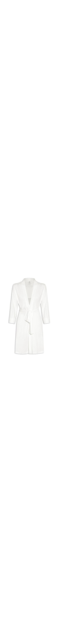 Robe Feminino De Algodão Pima - Off White