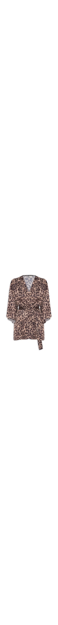 Robe Mangas Amplas - Animal Print