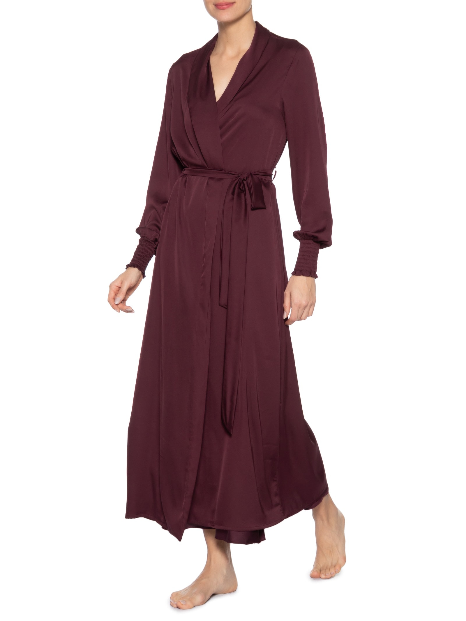 Robe Midi Vinho Valisere