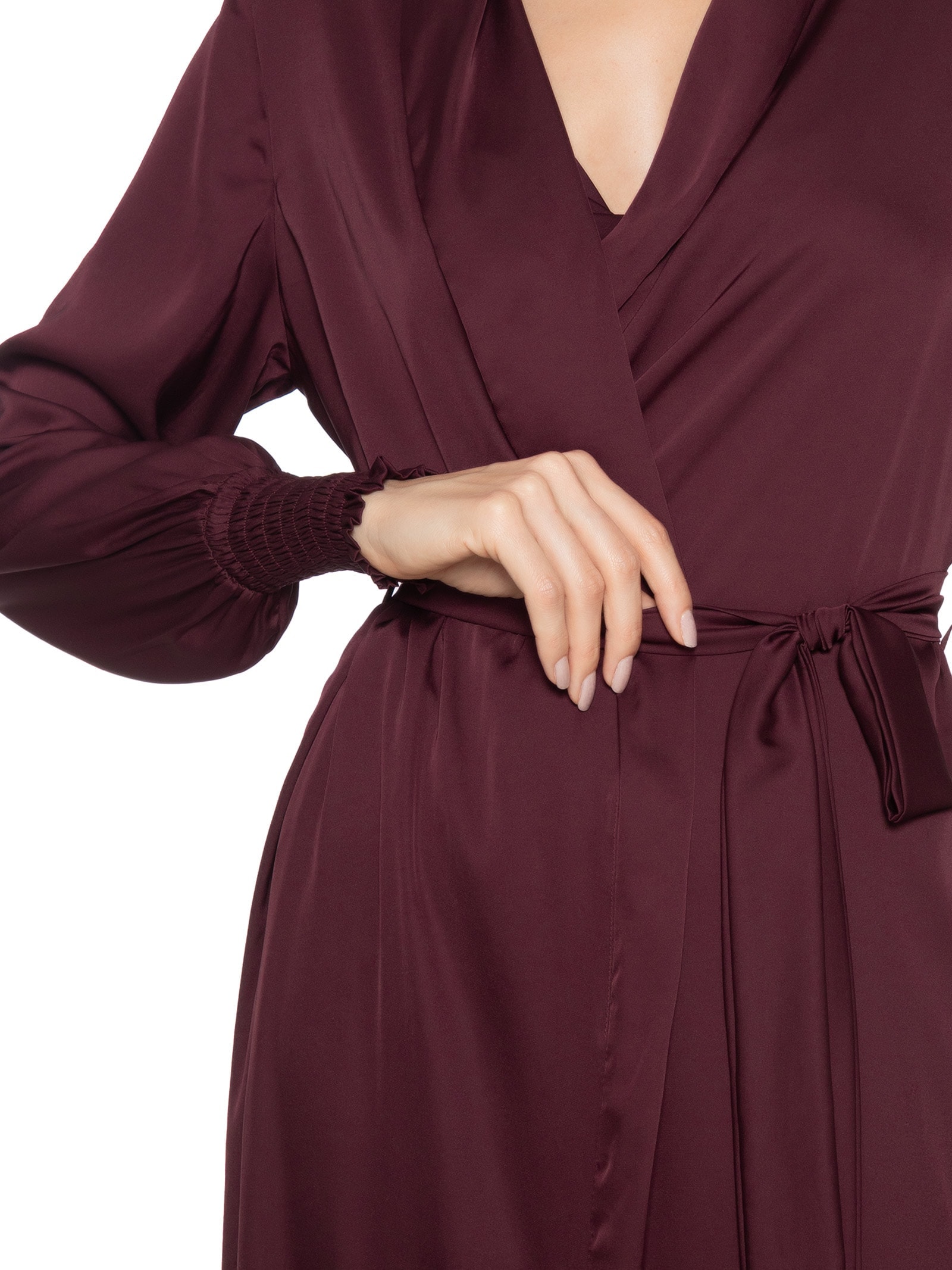 Robe Midi Vinho Valisere