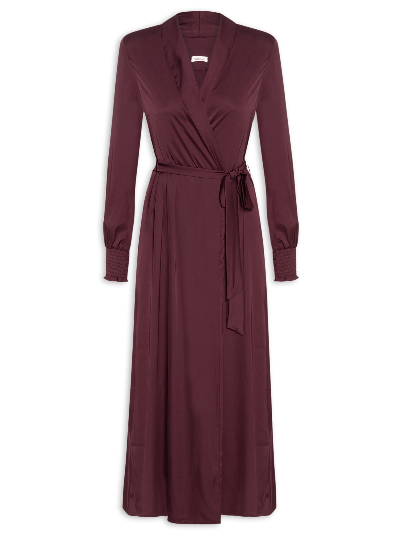 Robe Midi Vinho Valisere