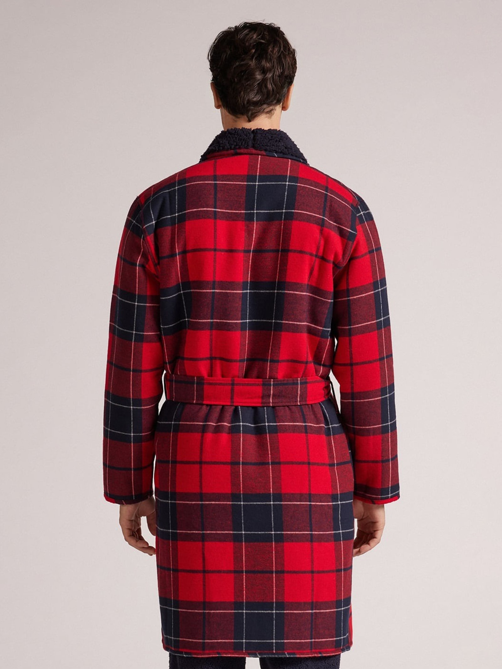 Roupão Dupla Face Peluciado Vermelho Intimissimi