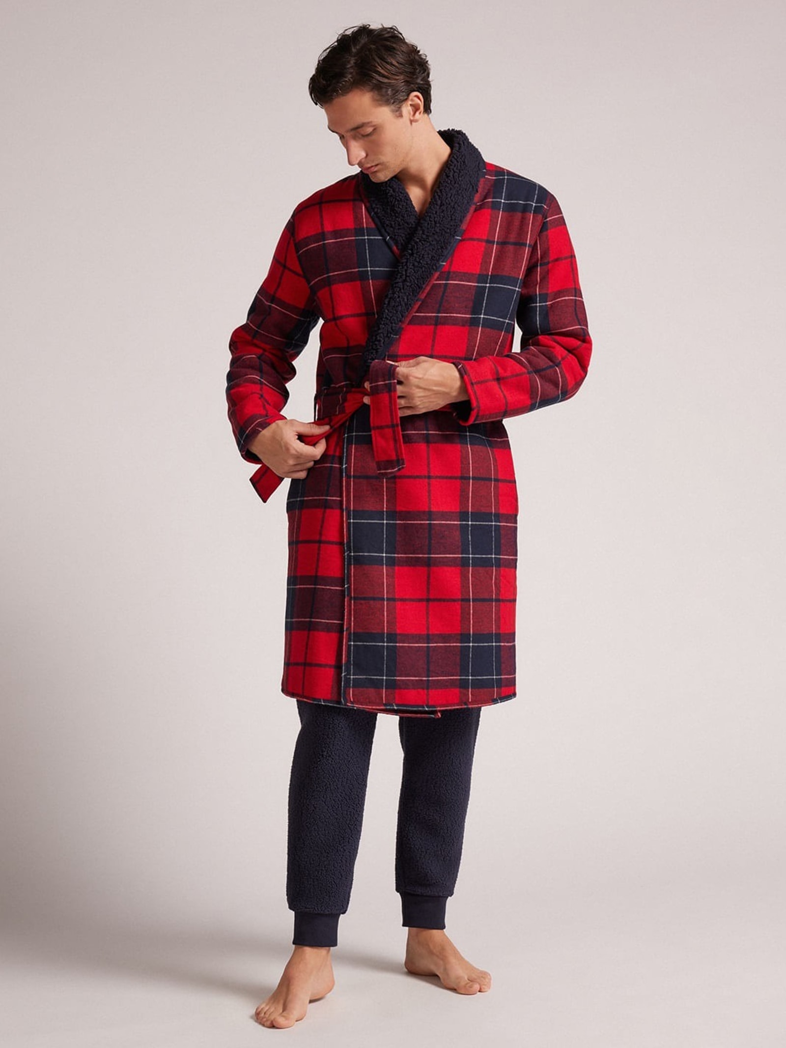 Roupão Dupla Face Peluciado Vermelho Intimissimi