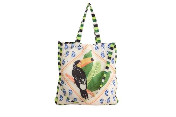 Sacolinha Feminina Me Leva Bossa Tucano Lenco - Branco