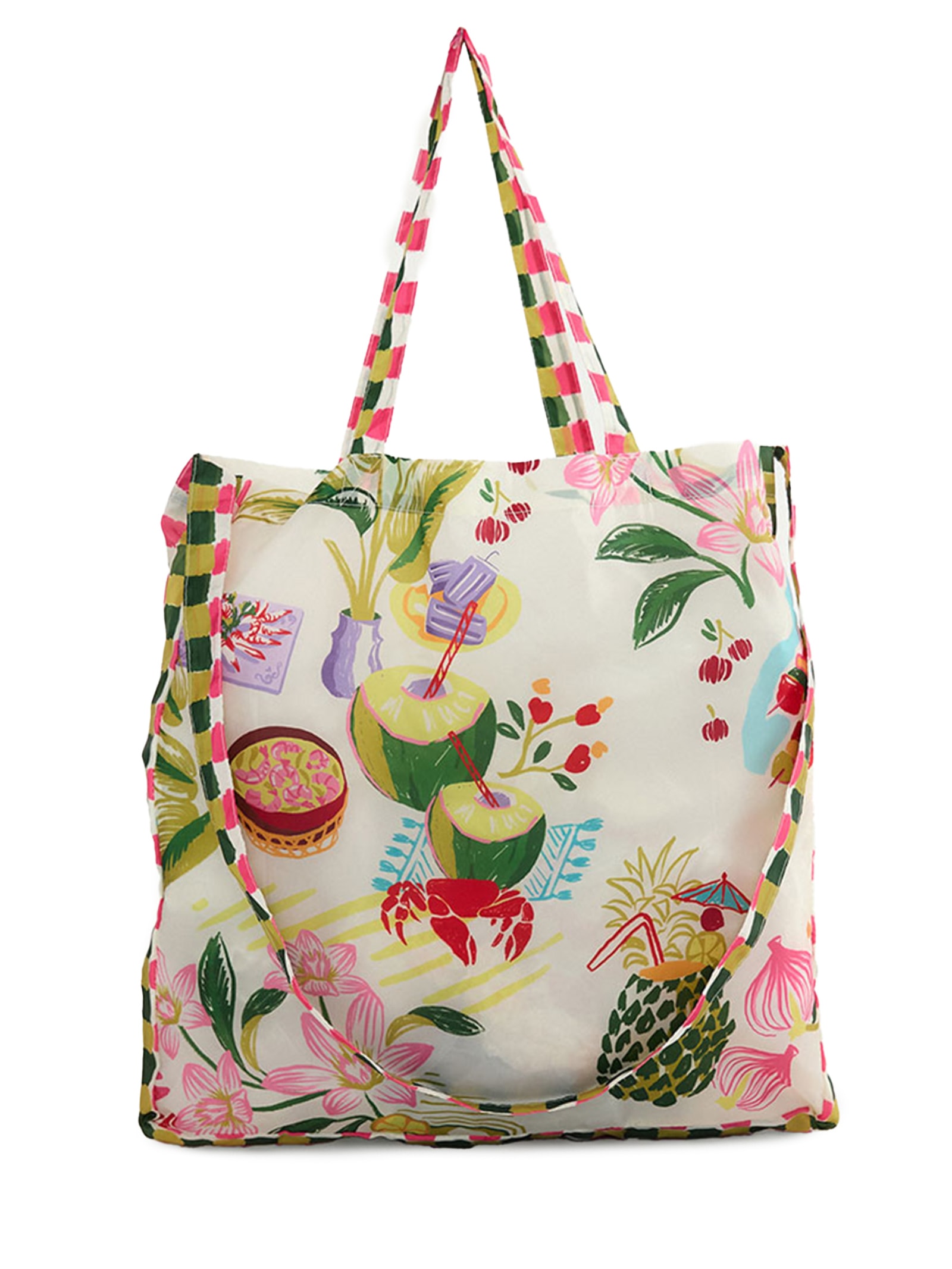 Sacolinha Feminina Me Leva Comida De Praia Branco Farm Etc