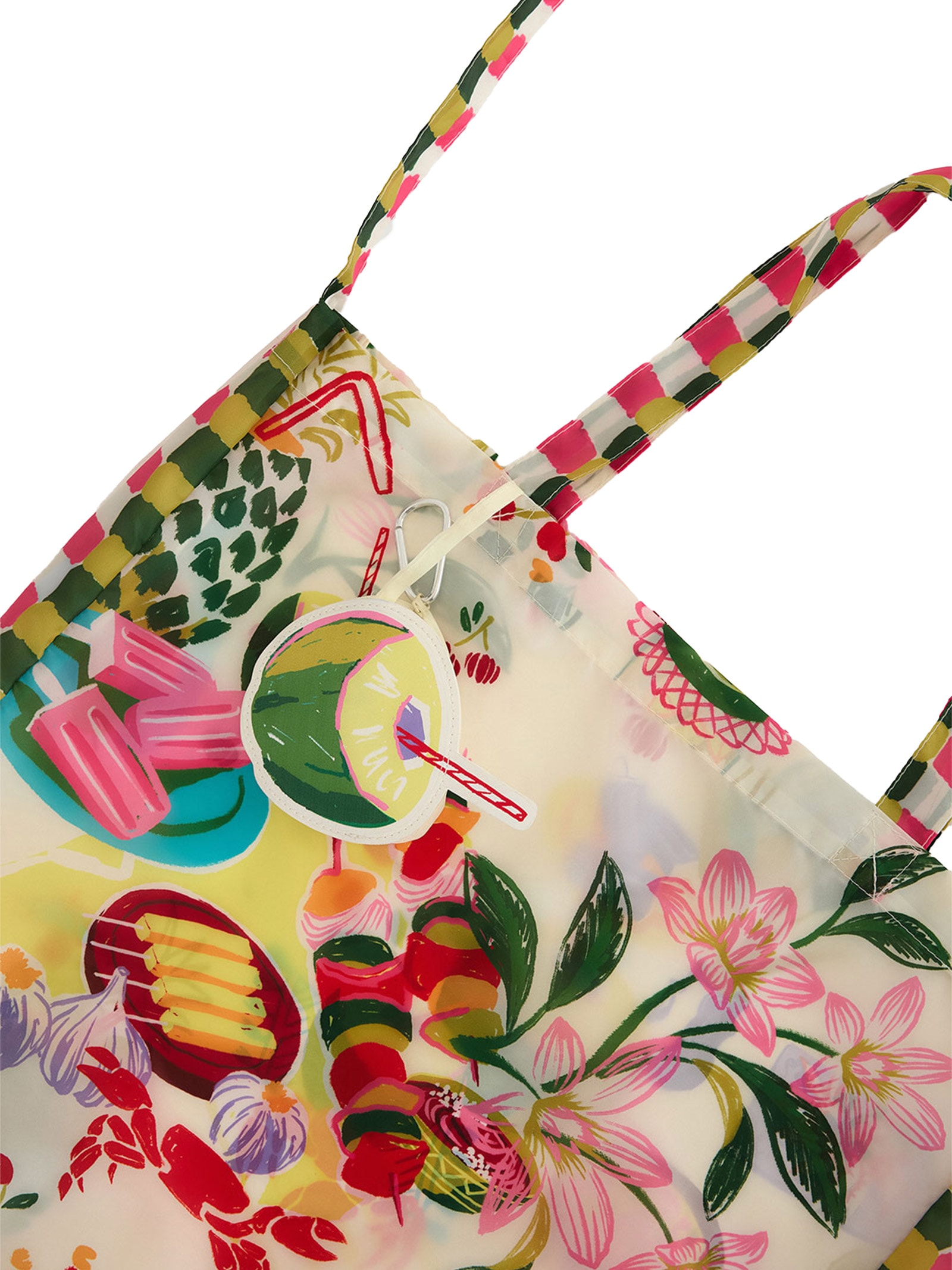 Sacolinha Feminina Me Leva Comida De Praia Branco Farm Etc