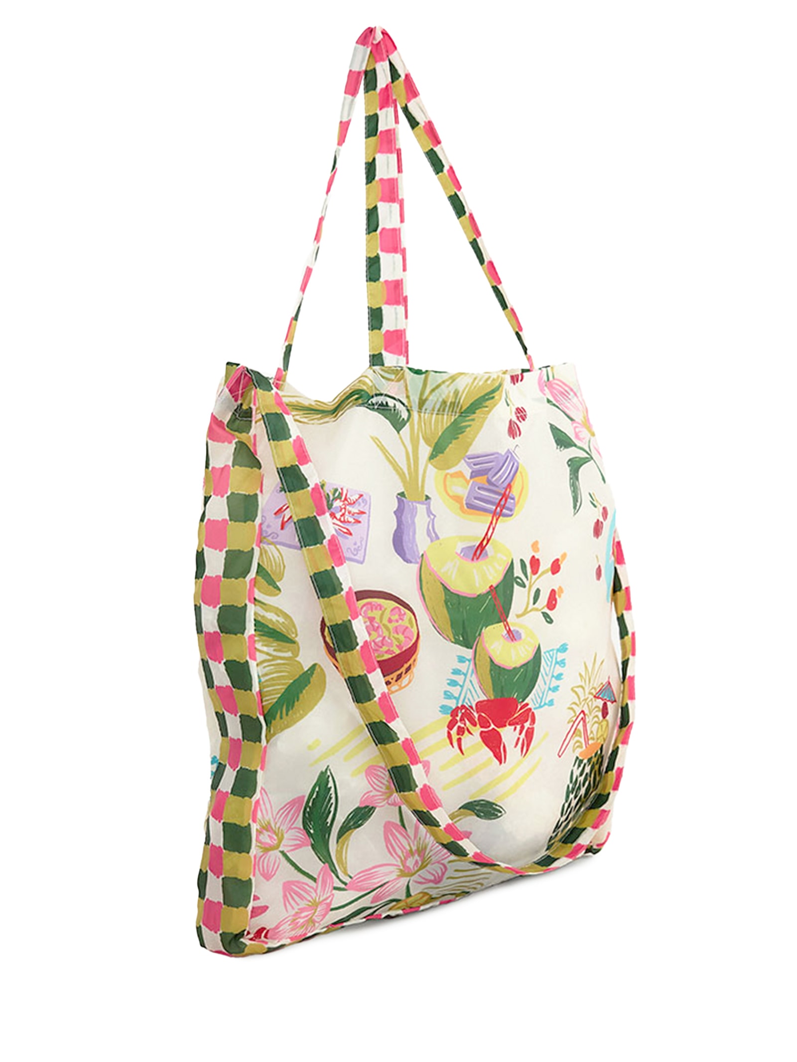 Sacolinha Feminina Me Leva Comida De Praia Branco Farm Etc