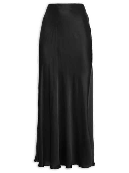 Saia Acetinada - Preto