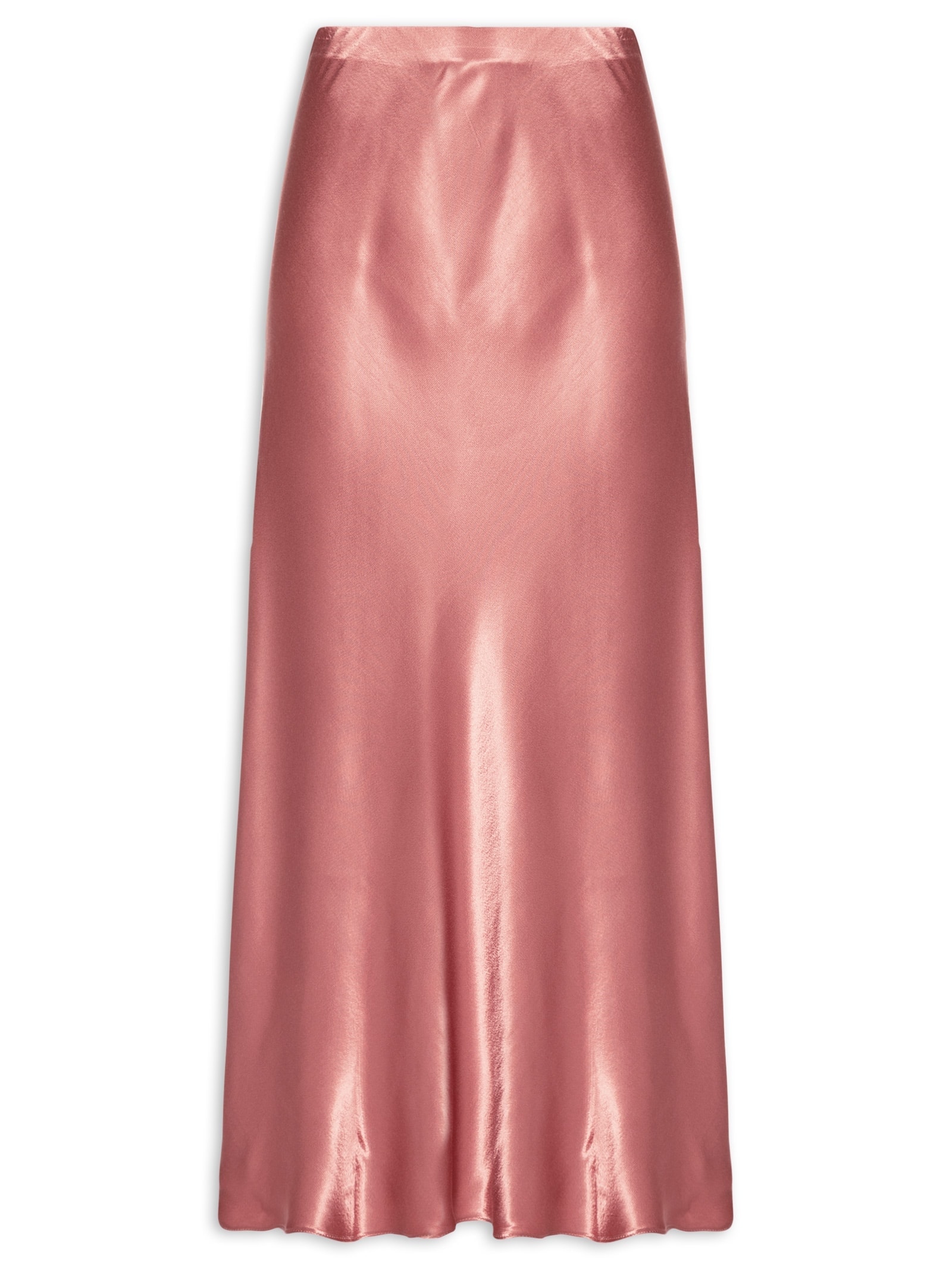 Saia Acetinada Rosa Colcci