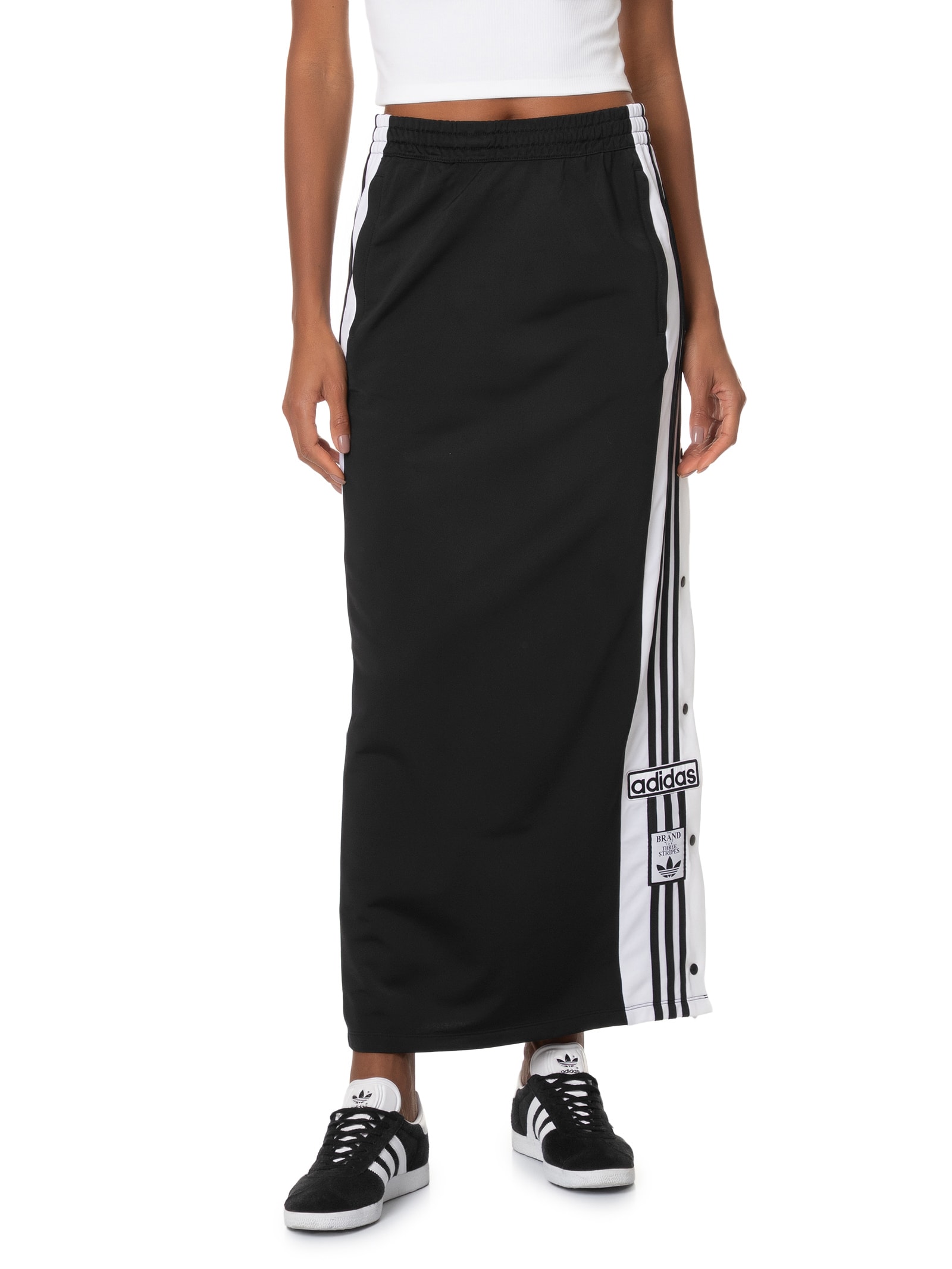 Saia Adbreak Maxi Skirt Preto Adidas Originals
