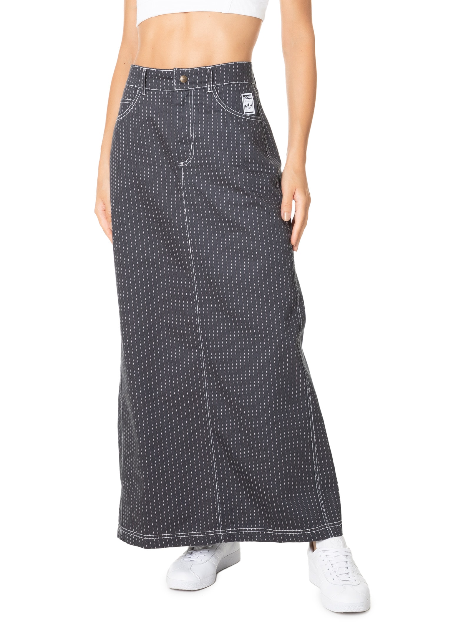 Adidas Originals - Saia Aop Maxi - Preto