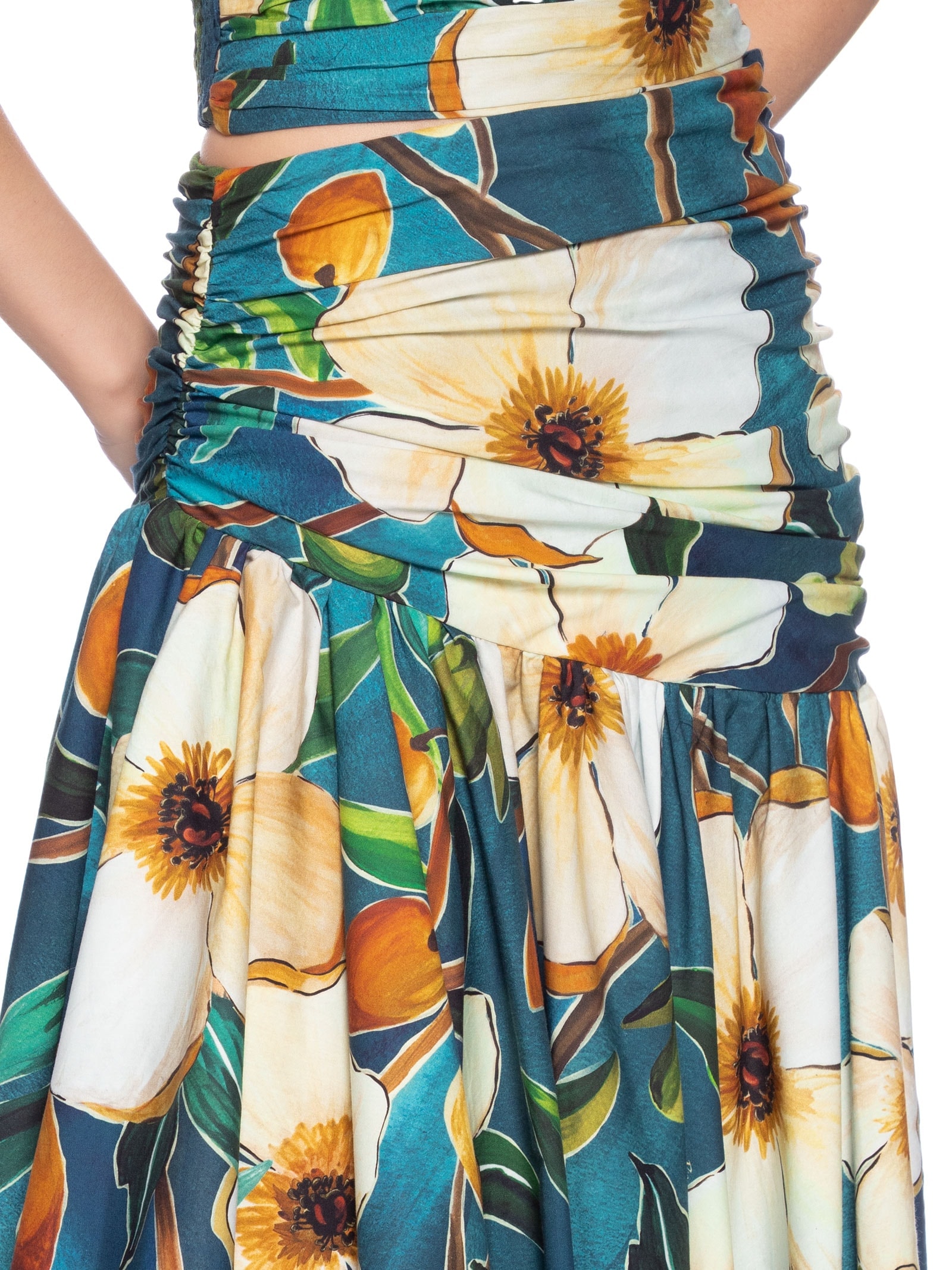 Saia Assimétrica Jardim Litoral Azul Farm