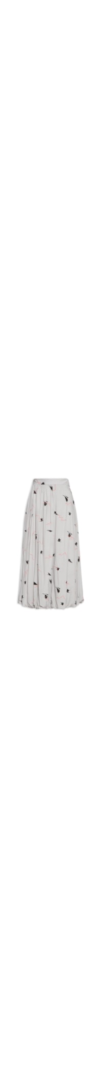 Saia Balonê Estampada Veloz - Cinza