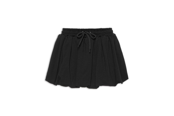 Saia Balonê Moletom - Preto