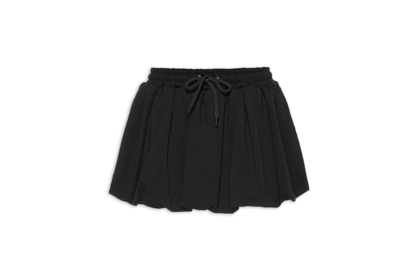 Saia Balonê Moletom - Preto