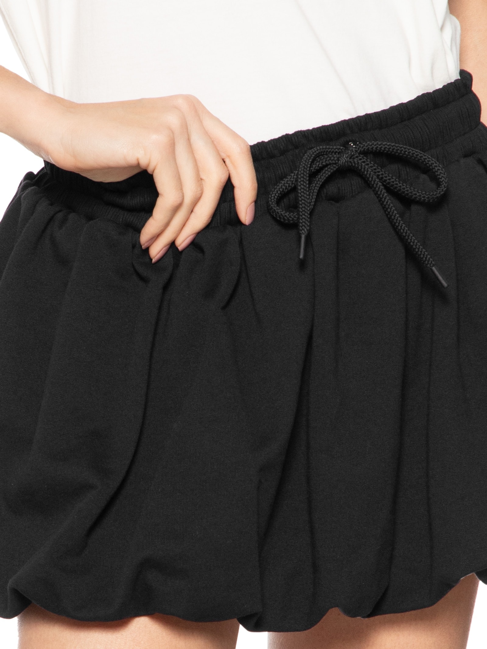 Saia Balonê Moletom Preto Farm