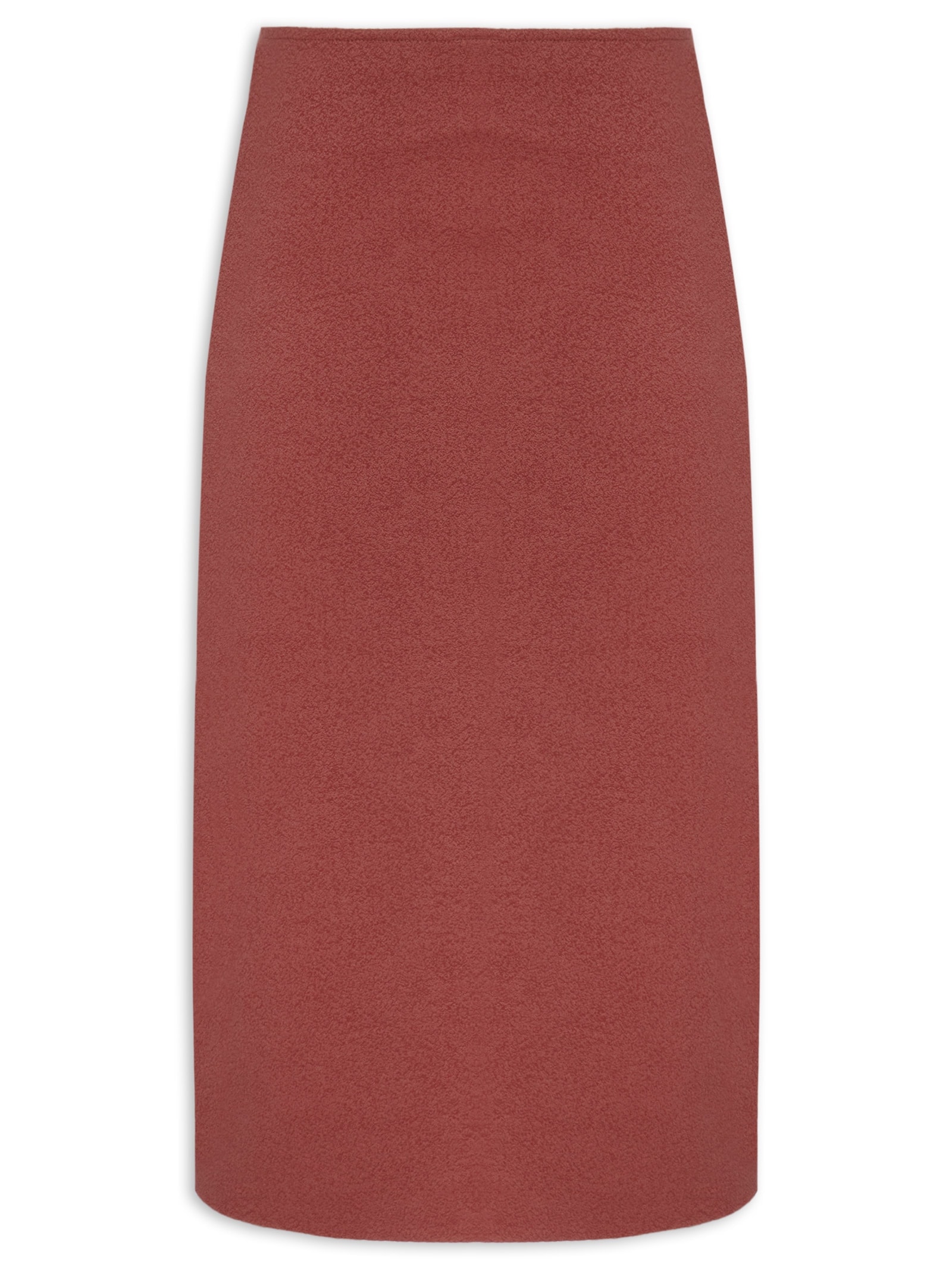 Saia Bobby Midi Fenda Vermelho  Salinas