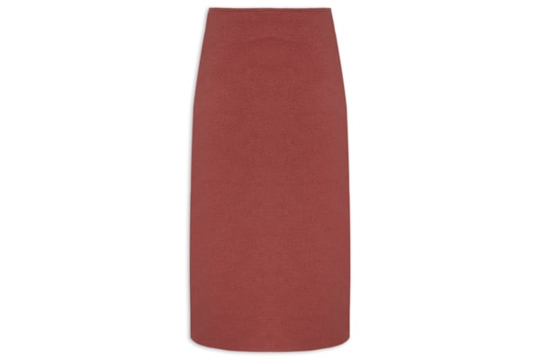 Saia Bobby Midi Fenda - Vermelho 