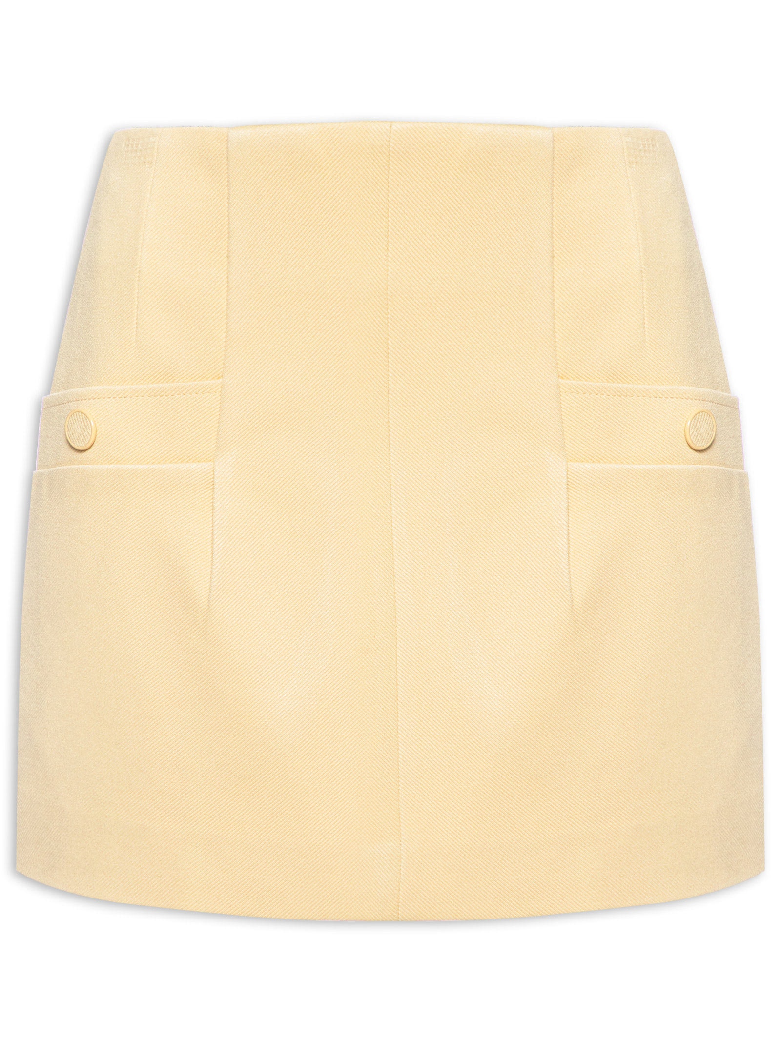 Saia Bolsos Twill Sarjado Nude Bege Animale