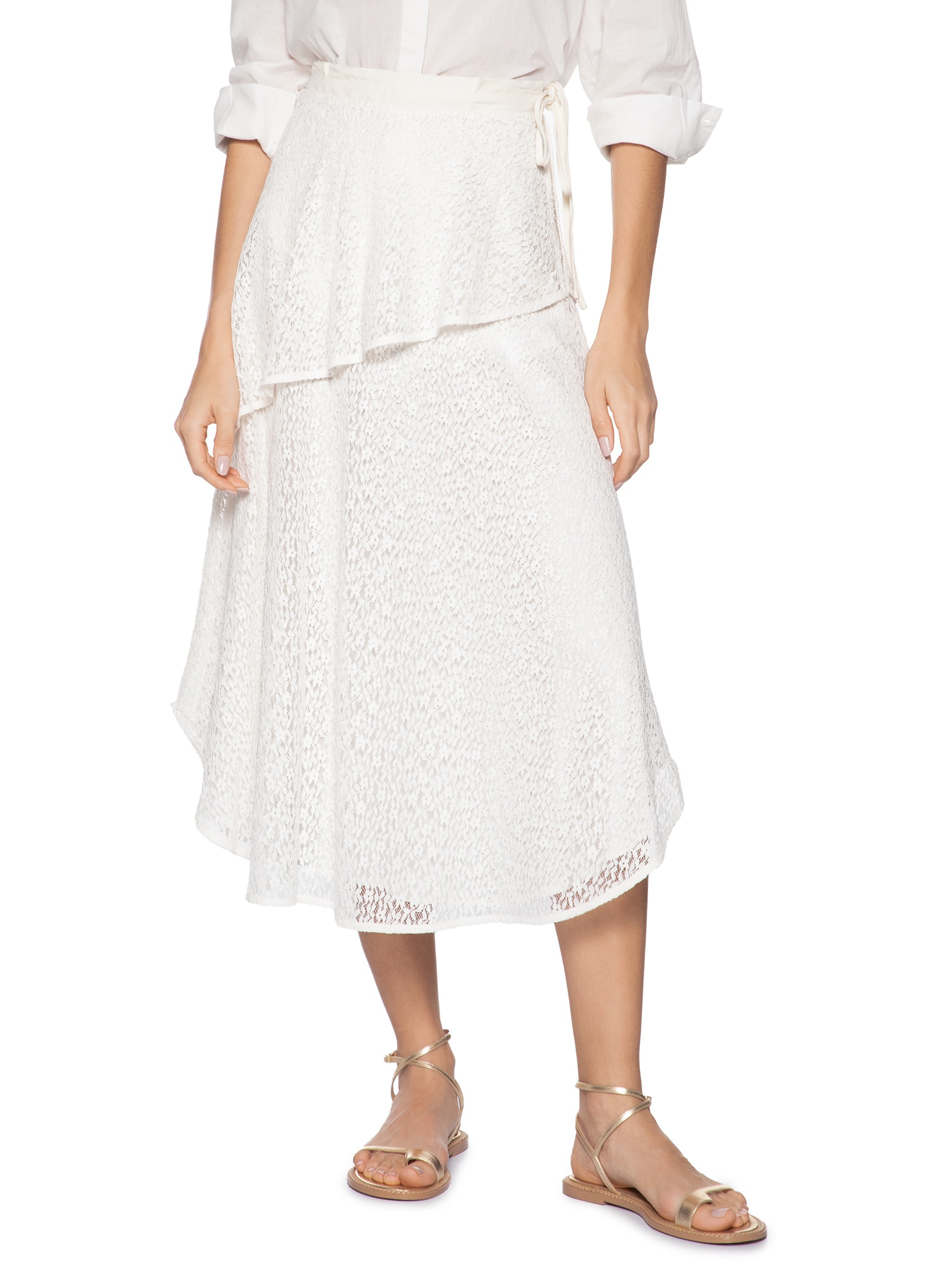 Saia Carolina Branco Le Lis