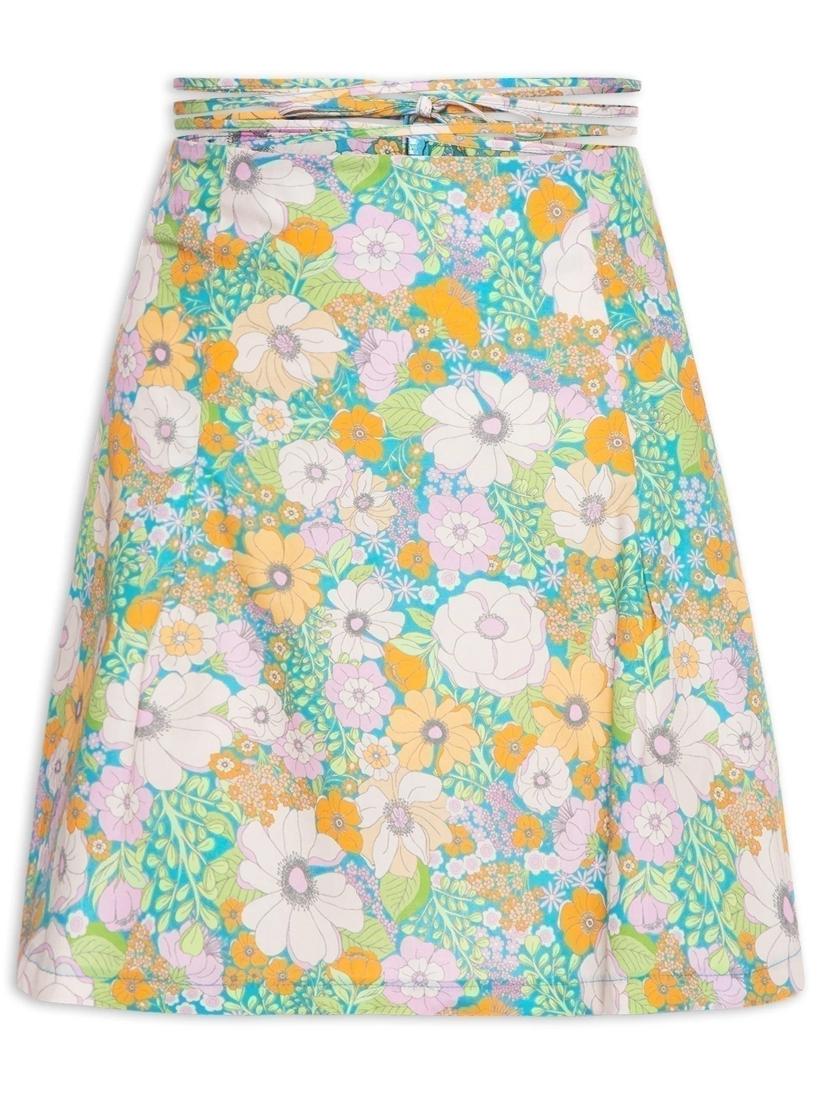 Saia Com Pregas Curta Verde My Favorite Things