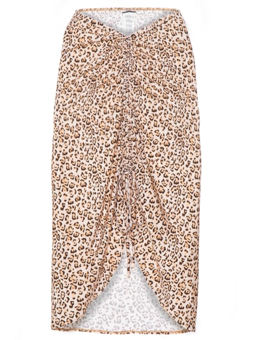 Saia Com Regulagem Onça Casati - Animal Print