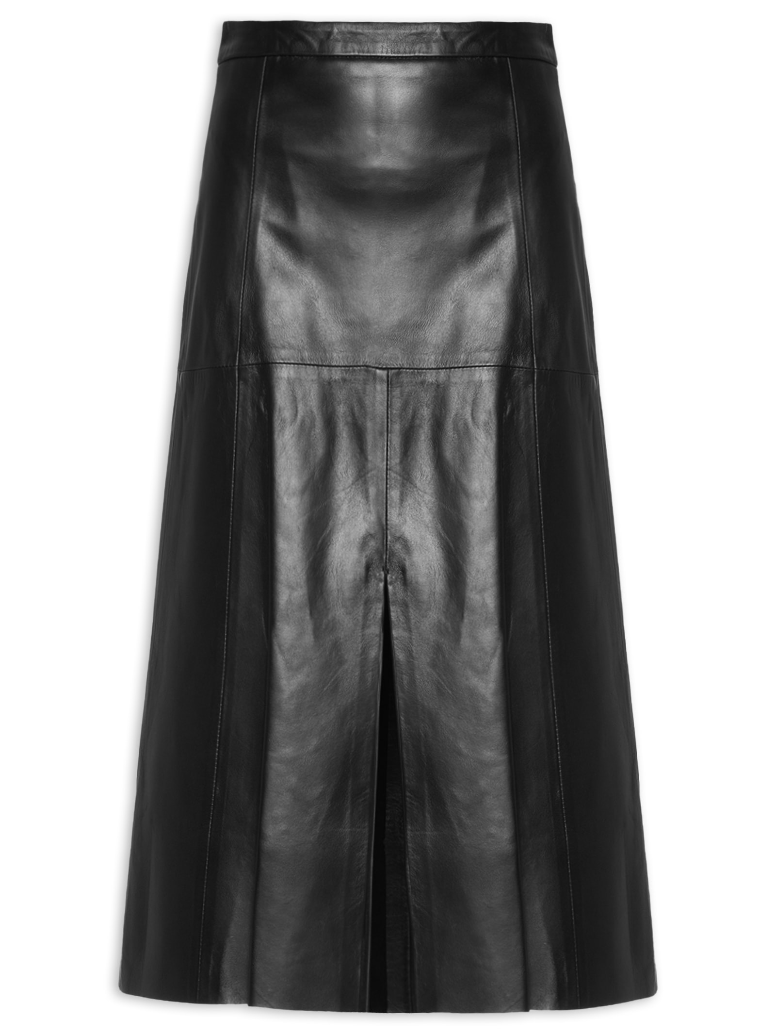 Saia Couro Iolanda Preto Le Lis