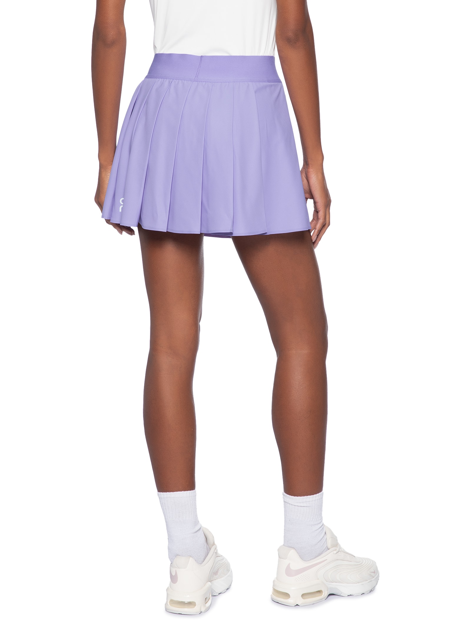 Saia Court Skirt Pleated 1 W Roxo On Running