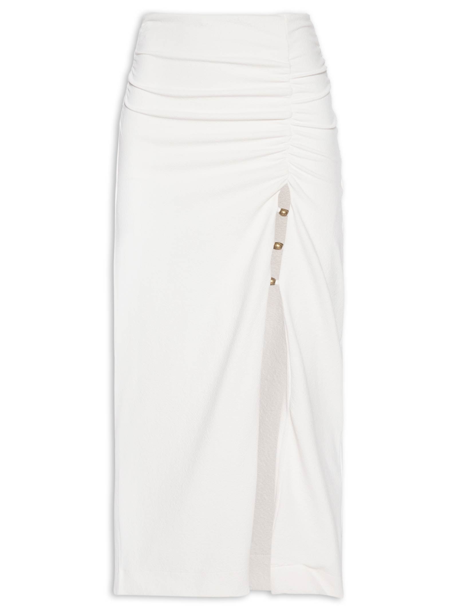 Saia Cropped Branco Farm