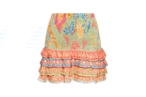 Saia Curta Amalfi Mix - Verde