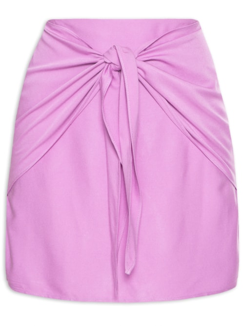 Saia Curta Amarração – Roxo