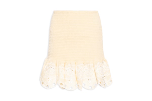 Saia Curta Artesanal Bosque Chique - Amarelo