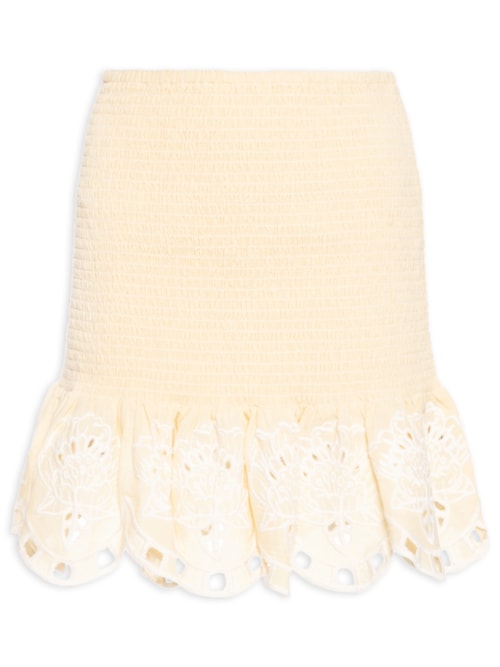 Saia Curta Artesanal Bosque Chique – Amarelo