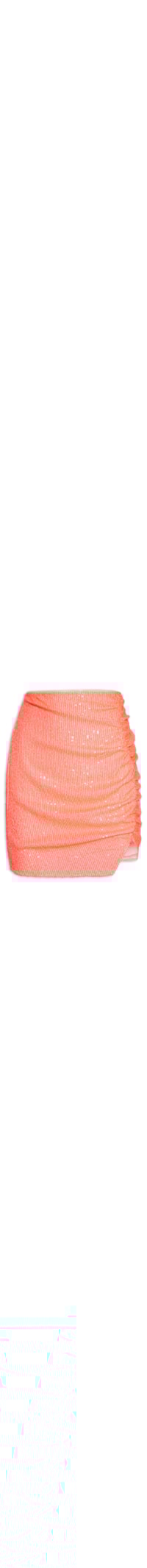 Saia Curta Assimétrica - Laranja