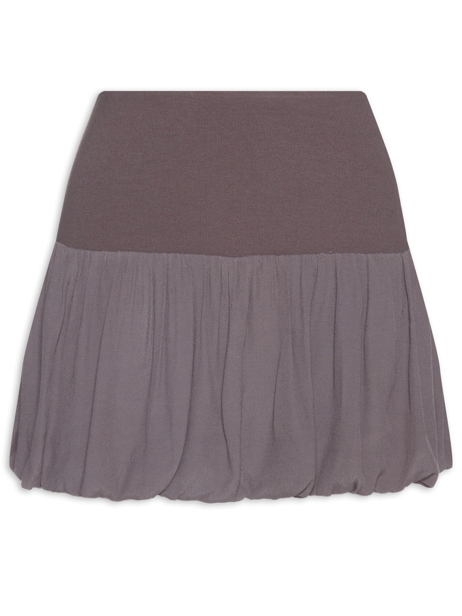 Saia Curta Balonê Cinza Colcci