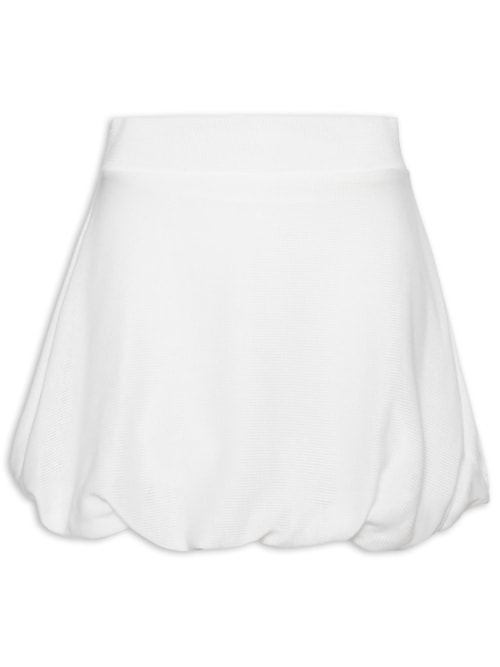 Saia Curta Balonê – Off White