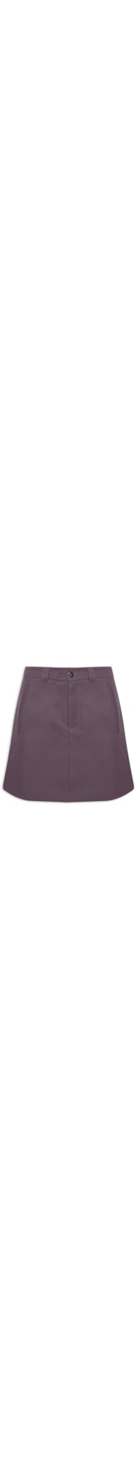 Saia Curta Com Bolso - Roxo