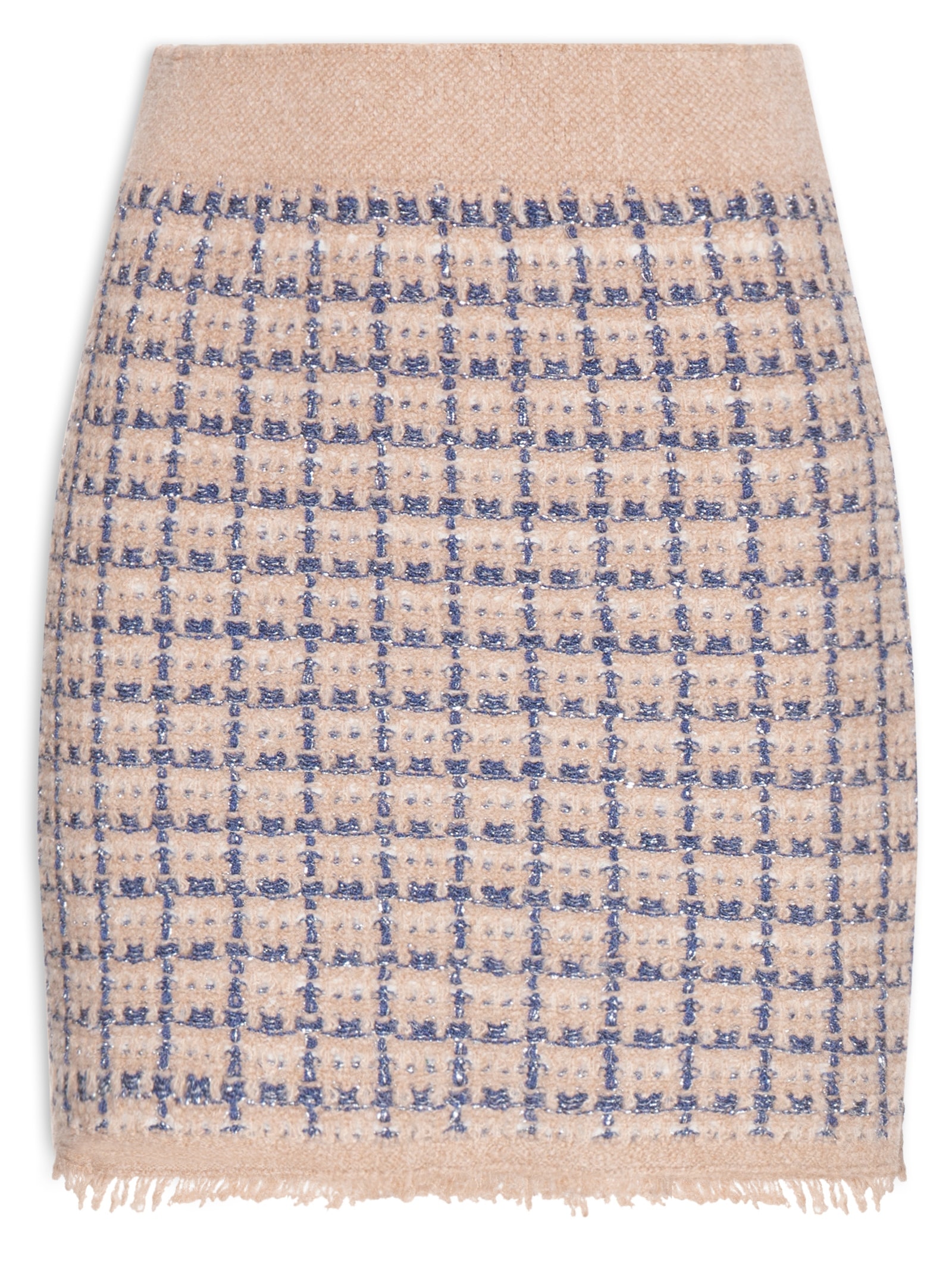 Saia Curta em Tricot Azul '2Essential