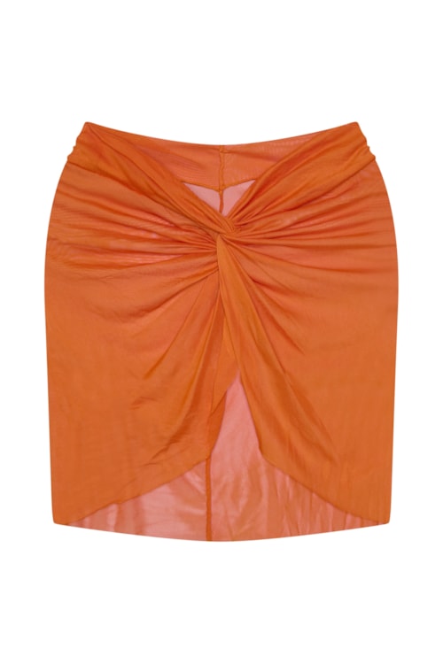 saia curta em tule guaraná