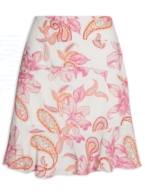 Saia Curta Entremeios – Off White